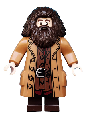 Lego, Harry Potter, Rubeus Hagrid, Medium Nougat Topcoat, HP144