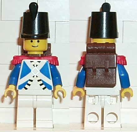 Lego, Minifigure, Pirates, Imperial Soldier with Pack, PI061