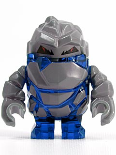 Lego, Minifigure, Power Miners, Rock Monster, Glaciator, PM004