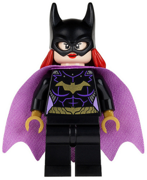 Lego, Minifigure, Batman, Lavender Cape, Batgirl, SH092
