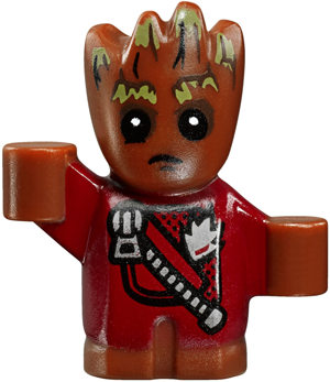 Lego, Minifigure, Marvel, Guardians of the Galaxy, Baby Groot, SH381