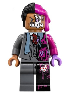 Lego, Minifigure, Super Heroes, The Lego Batman Movie, Two-Face, SH395