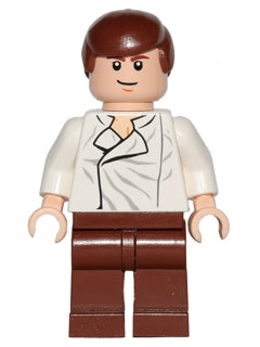 Lego, Minifigure, Star Wars, Episode 4, Han Solo, Reddish Brown Legs, SW0278