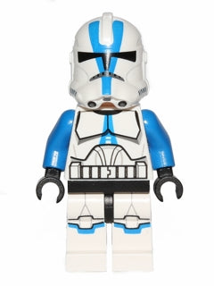 Lego, Minifigure, Star Wars, The Clone Wars, Clone Trooper, 501st Legion, Phase 2, SW0445