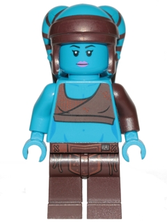 Lego, Minifigures, Star Wars, Aayla Secura, Blue Jedi, SW0833